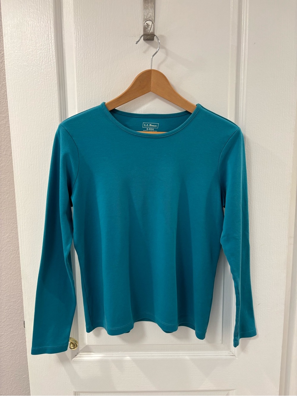 L.L. Bean Women’s Pima Cotton Tee Long-Sleeve Crewneck T-Shirt